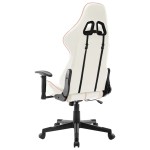 vidaXL Scaun pentru jocuri, alb și roz, piele artificială vidaXL Scaun pentru jocuri, alb și roz, piele artificială