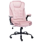 vidaXL Scaun de birou, roz, catifea vidaXL Scaun de birou, roz, catifea