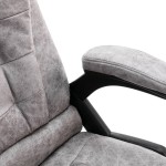 vidaXL Scaun de masaj pentru birou, gri deschis, velur ecologic vidaXL Scaun de masaj pentru birou, gri deschis, velur ecologic