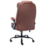 vidaXL Scaun de masaj pentru birou, maro deschis, velur ecologic vidaXL Scaun de masaj pentru birou, maro deschis, velur ecologic