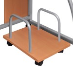 vidaXL Birou de computer, maro, 110x52x88,5 cm, lemn prelucrat