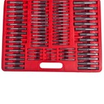 vidaXL Set de instrumente filieră și tarod, 111 piese vidaXL Set de instrumente filieră și tarod, 111 piese