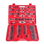 vidaXL Set de instrumente filieră și tarod, 111 piese vidaXL Set de instrumente filieră și tarod, 111 piese