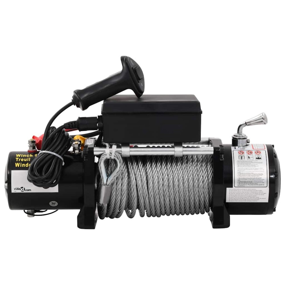 vidaXL Troliu electric, 12 V, 5909 kg
