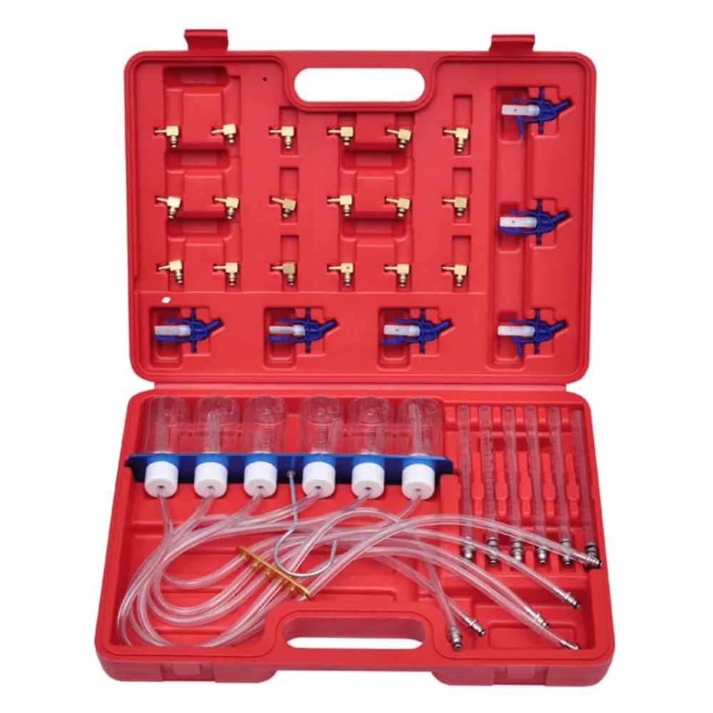 vidaXL Set debitmetru pentru diesel rampă comună cu set de adaptoare