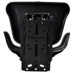 vidaXL Scaun de tractor cu suspensie, negru vidaXL Scaun de tractor cu suspensie, negru