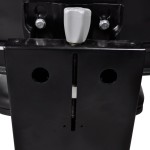 vidaXL Scaun de tractor cu suspensie, negru vidaXL Scaun de tractor cu suspensie, negru