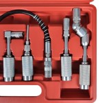 Set Pistol lubrifiere cu adaptator și varfuri 7 buc Set Pistol lubrifiere cu adaptator și varfuri 7 buc