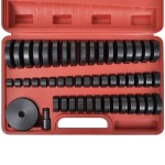 Set adaptat discuri /bucșe / rulmenți / garnituri 18 – 65 mm 51 piese Set adaptat discuri /bucșe / rulmenți / garnituri 18 – 65 mm 51 piese