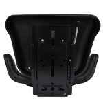 vidaXL Scaun de tractor cu spătar, negru vidaXL Scaun de tractor cu spătar, negru