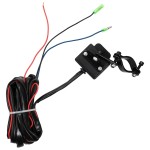 Vinci electric 12 V/1360 kg cu placă de montaj a scripetelui