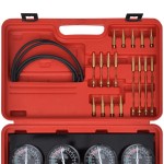 Set unelte pentru sincronizare carburator, cu manometre cu placă fixă Set unelte pentru sincronizare carburator, cu manometre cu placă fixă