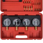 Set unelte pentru sincronizare carburator, cu manometre cu placă fixă Set unelte pentru sincronizare carburator, cu manometre cu placă fixă