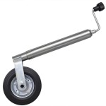 Roată de manevră 48 mm cu 2 țevi de susținere și 3 cleme de fixare Roată de manevră 48 mm cu 2 țevi de susținere și 3 cleme de fixare
