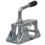 Roată de manevră 48 mm cu 2 țevi de susținere și 3 cleme de fixare Roată de manevră 48 mm cu 2 țevi de susținere și 3 cleme de fixare