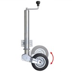 Roată pliabilă de manevră remorcă, sarcini grele, 60 mm Roată pliabilă de manevră remorcă, sarcini grele, 60 mm