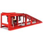vidaXL Rampe de reparație auto, 2 buc, roșu, oțel vidaXL Rampe de reparație auto, 2 buc, roșu, oțel