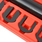 vidaXL Set montare/demontare capete de bară din oțel, opt piese