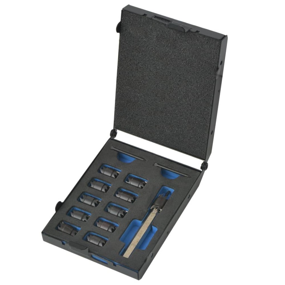 vidaXL Set cutter pentru sudură în puncte, 13 piese, HSS
