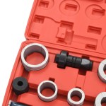 vidaXL Set expandor țevi, 8 piese, oțel nealiat și aluminiu