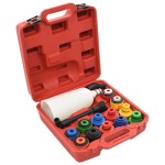 vidaXL Set cu pâlnie pentru înlocuire ulei de motor, 15 piese