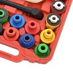 vidaXL Set cu pâlnie pentru înlocuire ulei de motor, 15 piese