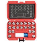 vidaXL Set de chei blocare jante, 21 piese, pentru BMW