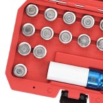 vidaXL Set de chei blocare jante, 21 piese, pentru BMW