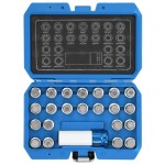 vidaXL Set de chei blocare jante, 23 piese, pentru VAG