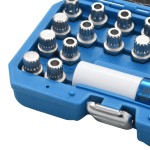 vidaXL Set de chei blocare jante, 23 piese, pentru VAG