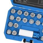 vidaXL Set de chei blocare jante, 23 piese, pentru VAG