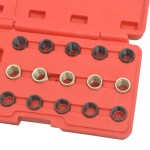 vidaXL Set pentru reparații filete de bujii, 16 piese, M14 x 1,25