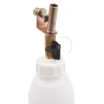 vidaXL Aparat pneumatic aerisire frâne cu sticlă de reumplere, 2 L vidaXL Aparat pneumatic aerisire frâne cu sticlă de reumplere, 2 L