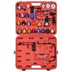 vidaXL Set testare presiune radiator și sistem de răcire, 28 piese