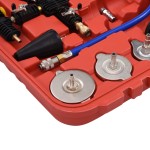 vidaXL Set testare presiune radiator și sistem de răcire, 28 piese