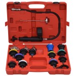 vidaXL Set testare presiune capac radiator și sistem răcire, 18 piese vidaXL Set testare presiune capac radiator și sistem răcire, 18 piese