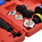 vidaXL Set testare presiune capac radiator și sistem răcire, 18 piese vidaXL Set testare presiune capac radiator și sistem răcire, 18 piese