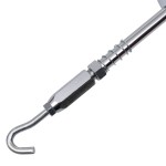 vidaXL Ciocan culisant cu cârlig, 65 cm, oțel carbon