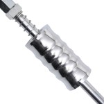 vidaXL Ciocan culisant cu ventuză, 59 cm, oțel carbon