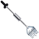 vidaXL Ciocan culisant cu gheare multiple, 65 cm, oțel carbon vidaXL Ciocan culisant cu gheare multiple, 65 cm, oțel carbon
