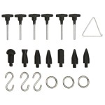 vidaXL Set unelte reparații deformări auto fără vopsire, 75 piese
