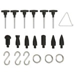 vidaXL Set unelte reparații deformări auto fără vopsea, 89 piese