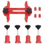vidaXL Set de scule pentru clemă cu came, 5 piese vidaXL Set de scule pentru clemă cu came, 5 piese