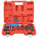 vidaXL Set scule etrier universal piston frână cu aer, 23 piese