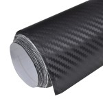 vidaXL Folie auto 3D, negru, 100x150 cm vidaXL Folie auto 3D, negru, 100x150 cm