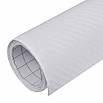 vidaXL Folie auto 3D, alb, 100x150 cm vidaXL Folie auto 3D, alb, 100x150 cm