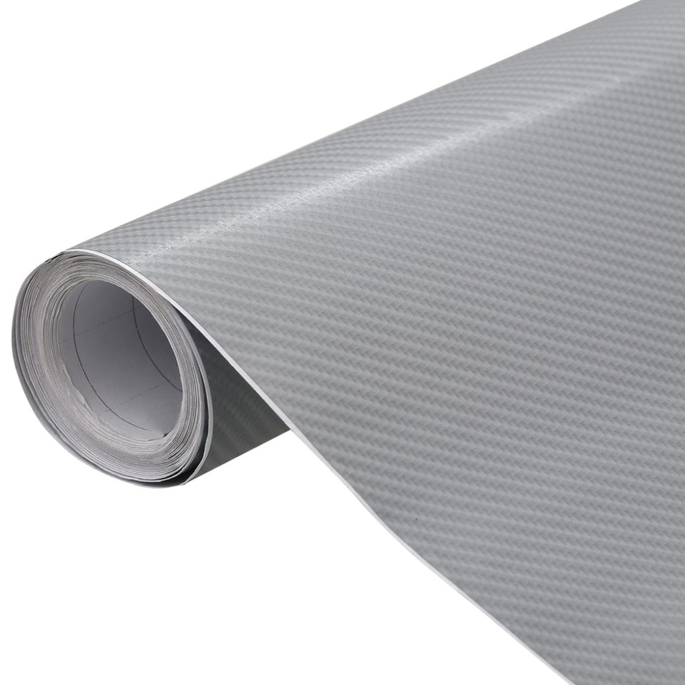 vidaXL Folii auto 4D, 2 buc., argintiu, 100x150 cm