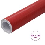 vidaXL Folie auto 4D, roșu, 100x150 cm vidaXL Folie auto 4D, roșu, 100x150 cm