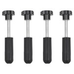 vidaXL Plăci de tracțiune, 2 buc., negru, 107x31x7 cm, nailon vidaXL Plăci de tracțiune, 2 buc., negru, 107x31x7 cm, nailon