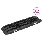 vidaXL Plăci de tracțiune, 2 buc., negru, 106x30,5x7 cm, nailon vidaXL Plăci de tracțiune, 2 buc., negru, 106x30,5x7 cm, nailon